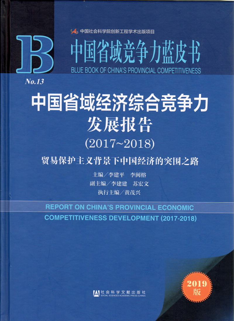 ′操屄视频中国省域经济综合竞争力发展报告（2017-2018）